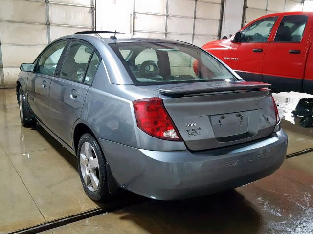 1G8AL55FX7Z143043 - 2007 SATURN ION LEVEL GRAY photo 3