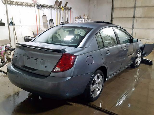 1G8AL55FX7Z143043 - 2007 SATURN ION LEVEL GRAY photo 4