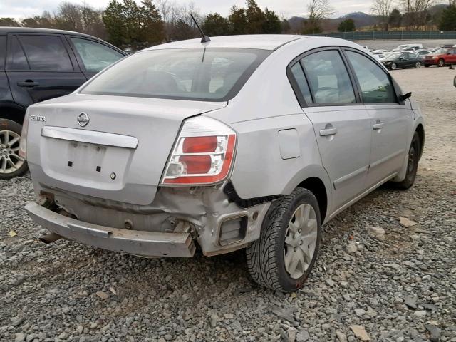 3N1AB6AP4AL715139 - 2010 NISSAN SENTRA 2.0 SILVER photo 4