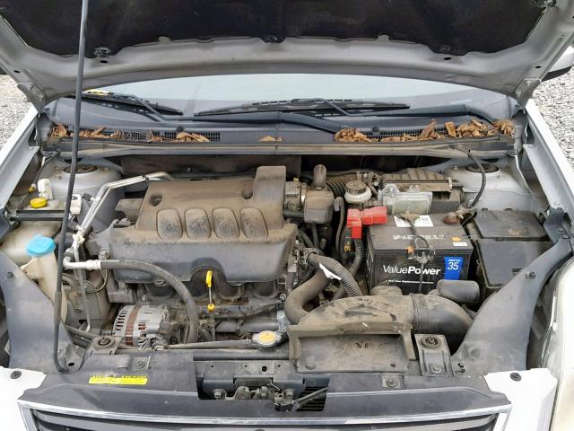 3N1AB6AP4AL715139 - 2010 NISSAN SENTRA 2.0 SILVER photo 7