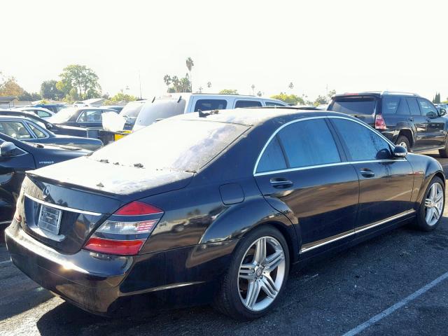 WDDNG71X08A221924 - 2008 MERCEDES-BENZ S 550 BLUE photo 4