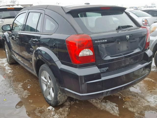 1B3CB3HA7BD116492 - 2011 DODGE CALIBER MA BLACK photo 3