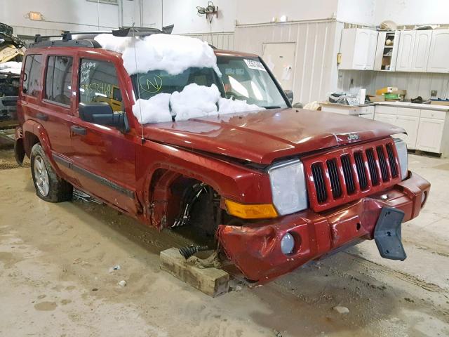 1J8HG48K06C254934 - 2006 JEEP COMMANDER Tünd qırmızı foto 9