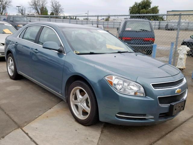 1G1ZH57B39F246998 - 2009 CHEVROLET MALIBU 1LT GREEN photo 1