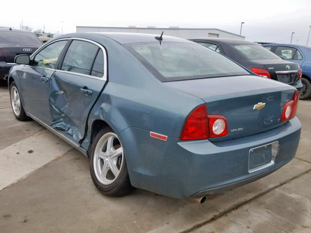 1G1ZH57B39F246998 - 2009 CHEVROLET MALIBU 1LT GREEN photo 3