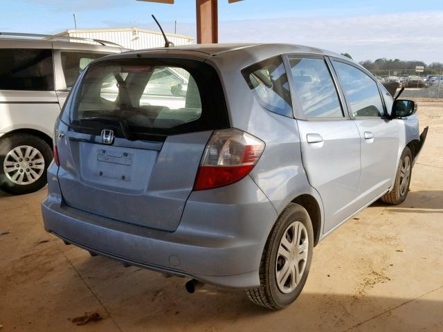 JHMGE8H3XBC027851 - 2011 HONDA FIT BLUE photo 4