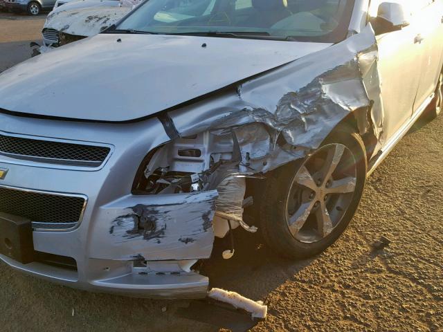 1G1ZC5E12BF322712 - 2011 CHEVROLET MALIBU 1LT 银色 照片 9