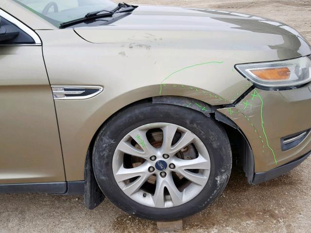 1FAHP2EWXCG106514 - 2012 FORD TAURUS SEL GREEN photo 9