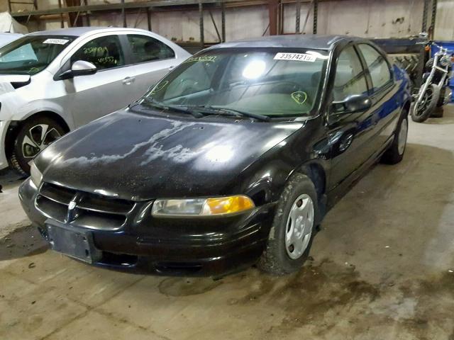 1B3EJ46X7VN656688 - 1997 DODGE STRATUS BLACK photo 2