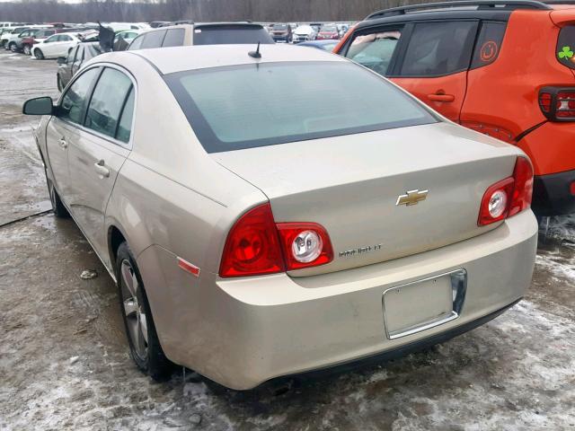 1G1ZC5E1XBF281682 - 2011 CHEVROLET MALIBU 1LT ოქროსფერი ფოტო 3