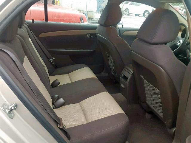 1G1ZC5E1XBF281682 - 2011 CHEVROLET MALIBU 1LT ოქროსფერი ფოტო 6