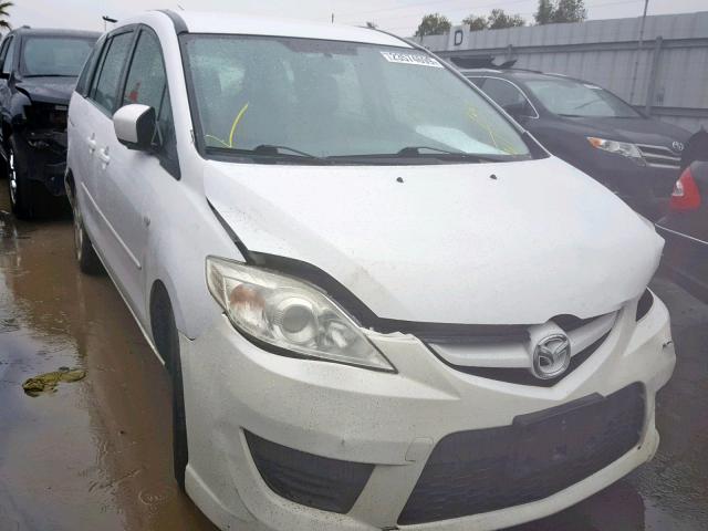 JM1CR293690344246 - 2009 MAZDA 5 WHITE photo 1