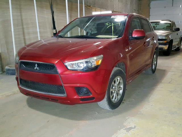 JA4AP3AU7BZ022475 - 2011 MITSUBISHI OUTLANDER RED photo 2