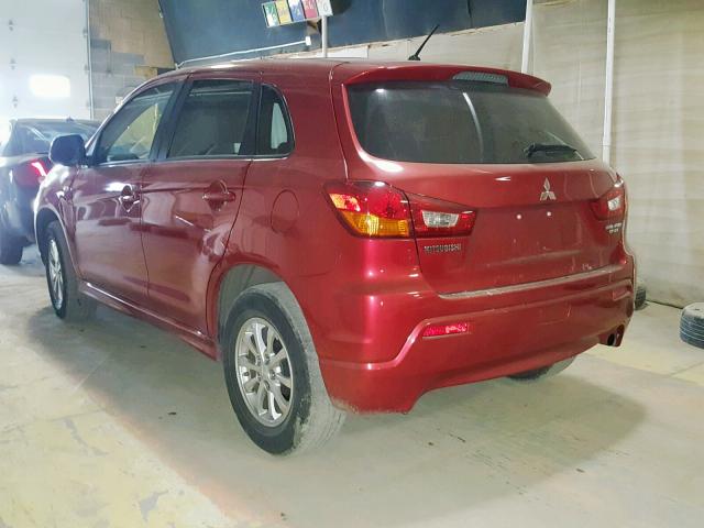 JA4AP3AU7BZ022475 - 2011 MITSUBISHI OUTLANDER RED photo 3