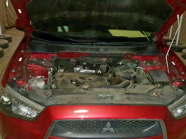 JA4AP3AU7BZ022475 - 2011 MITSUBISHI OUTLANDER RED photo 7