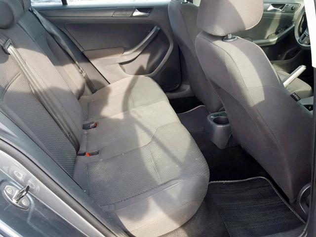 3VW2K7AJ3CM333343 - 2012 VOLKSWAGEN JETTA BASE Մոխրագույն լուսանկար 6