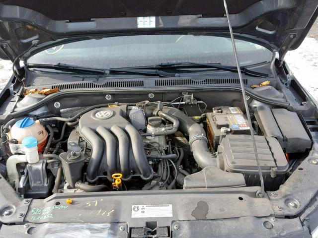 3VW2K7AJ3CM333343 - 2012 VOLKSWAGEN JETTA BASE Մոխրագույն լուսանկար 7