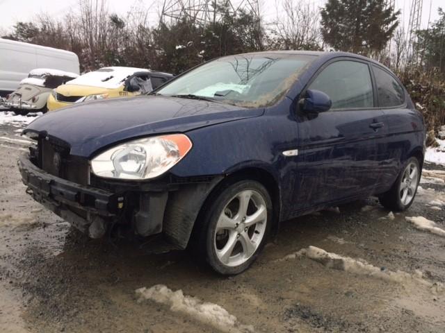 KMHCN35C28U066469 - 2008 HYUNDAI ACCENT BAS BLUE photo 2