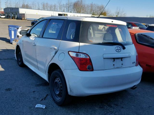 JTKKT624465010568 - 2006 TOYOTA SCION XA WHITE photo 3