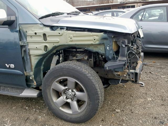 5N1AA08B45N716879 - 2005 NISSAN ARMADA SE GREEN photo 9