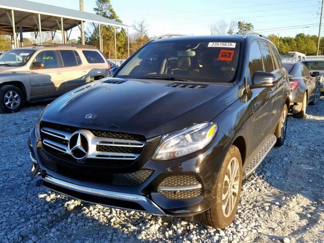 4JGDA5JBXJB063958 - 2018 MERCEDES-BENZ GLE 350 BLACK photo 2