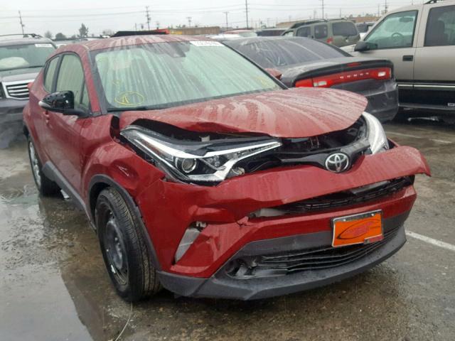 JTNKHMBX2K1012677 - 2019 TOYOTA C-HR XLE RED photo 1