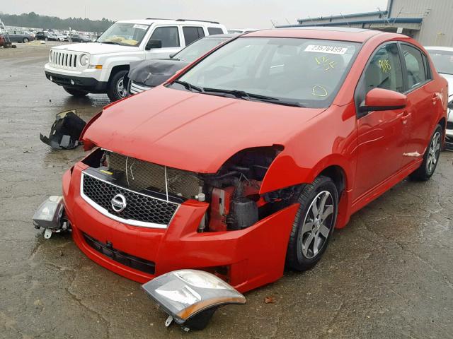 3N1AB6AP2CL669149 - 2012 NISSAN SENTRA 2.0 RED photo 2