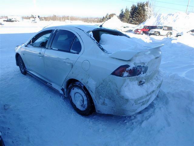 JA32U2FU0AU607382 - 2010 MITSUBISHI LANCER ES/ WHITE photo 3