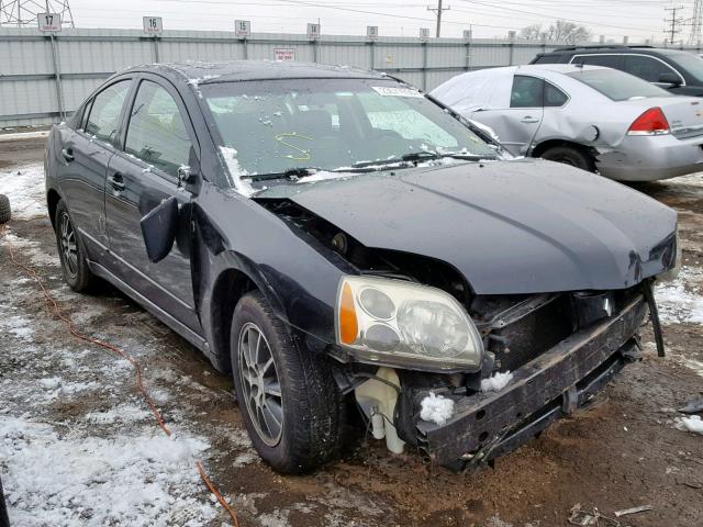 4A3AB46FX4E116684 - 2004 MITSUBISHI GALANT ES BLACK photo 1