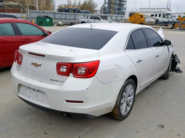 1G11F5SL6FF300051 - 2015 CHEVROLET MALIBU LTZ WHITE photo 4