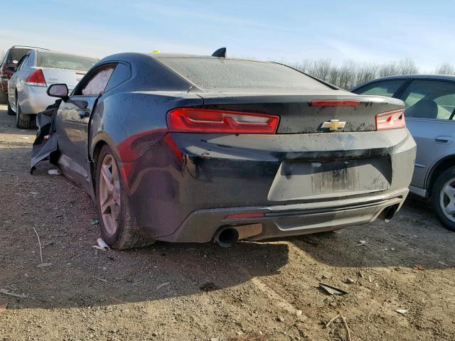 1G1FB1RX4H0156962 - 2017 CHEVROLET CAMARO LT BLACK photo 3