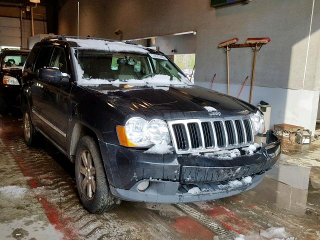 1J8HR58NX8C205396 - 2008 JEEP GRAND CHER BLACK photo 1