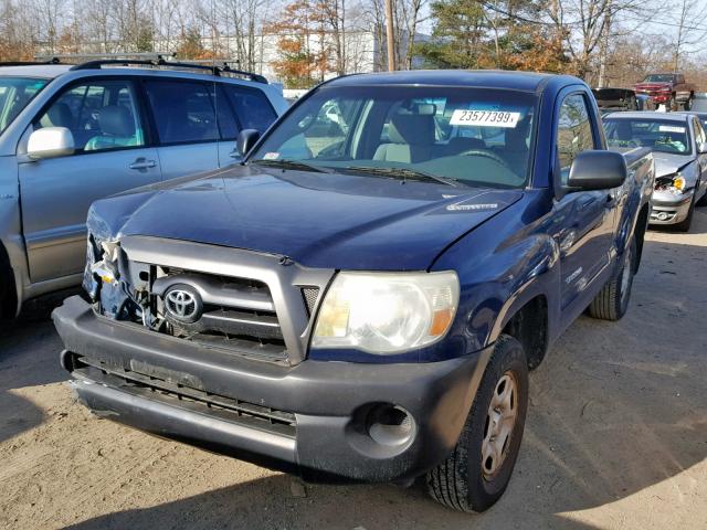 5TENX22N16Z166784 - 2006 TOYOTA TACOMA BLUE photo 2