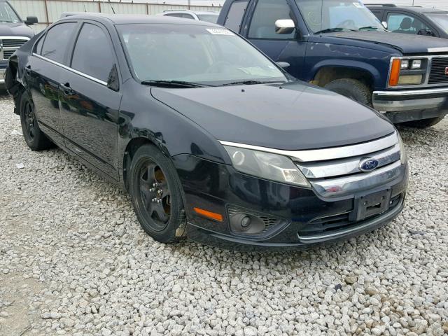 3FAHP0HA6BR127663 - 2011 FORD FUSION SE BLACK photo 1