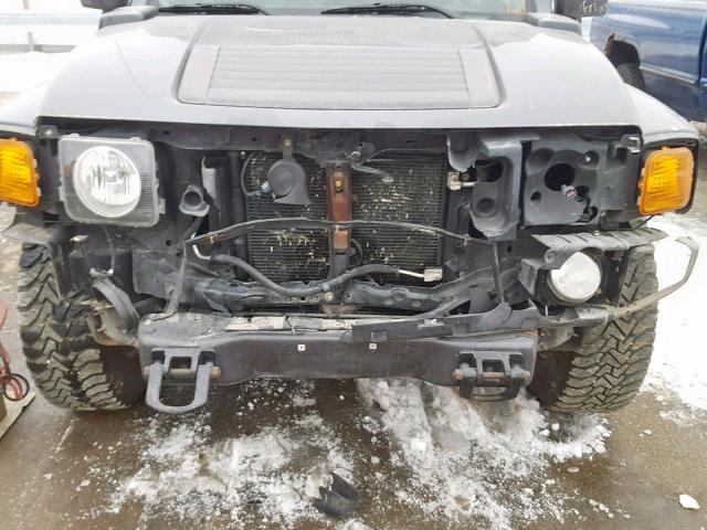 5GTDN13E978116821 - 2007 HUMMER H3 BLACK photo 9