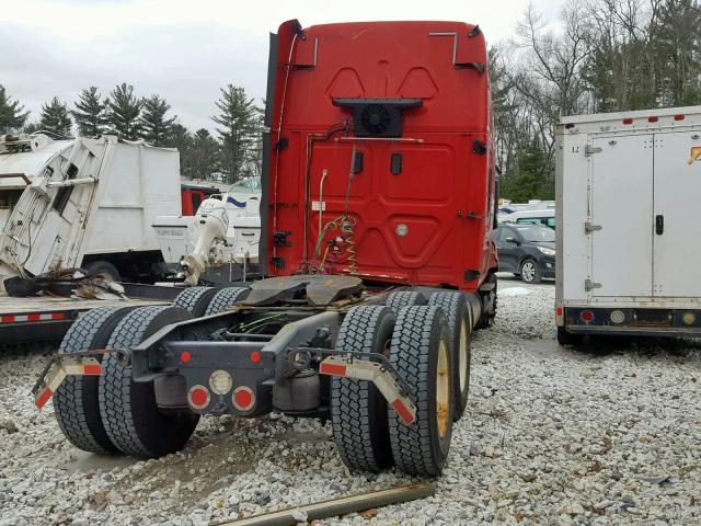 1FUJGLDR2HLJF3875 - 2017 FREIGHTLINER CASCADIA 1 RED photo 4