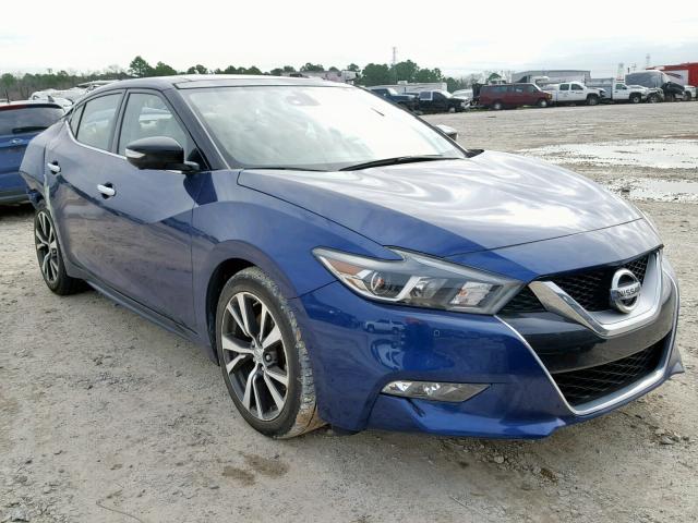 1N4AA6AP7GC902188 - 2016 NISSAN MAXIMA 3.5 BLUE photo 1