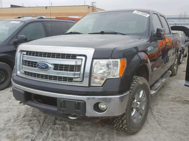 1FTFW1ET4DFD50297 - 2013 FORD F150 SUPER BLACK photo 2