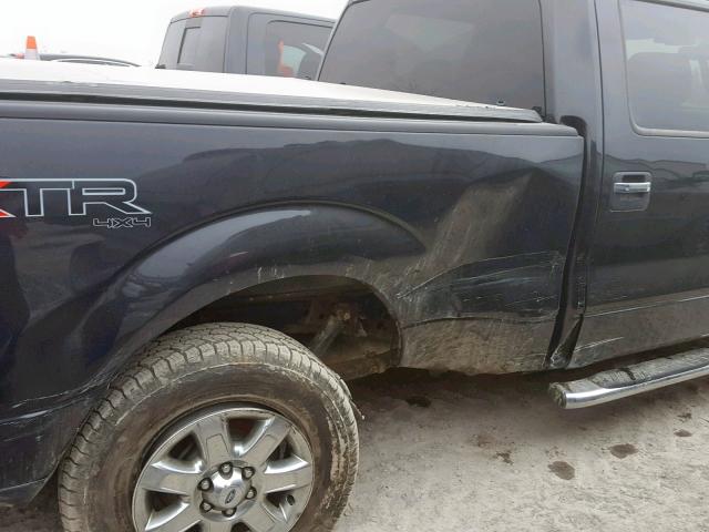 1FTFW1ET4DFD50297 - 2013 FORD F150 SUPER BLACK photo 9