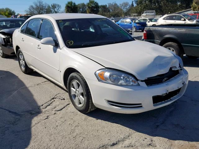 2G1WT55K769408737 - 2006 CHEVROLET IMPALA LT WHITE photo 1