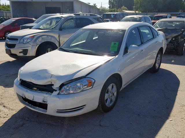 2G1WT55K769408737 - 2006 CHEVROLET IMPALA LT WHITE photo 2