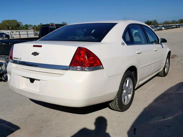 2G1WT55K769408737 - 2006 CHEVROLET IMPALA LT WHITE photo 4