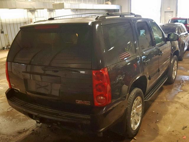 1GKFK13098J174424 - 2008 GMC YUKON BLACK photo 4