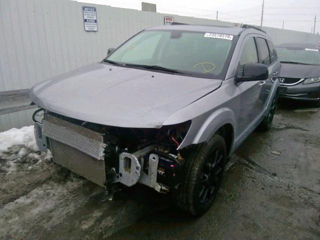3C4PDDEGXJT388911 - 2018 DODGE JOURNEY GT SILVER photo 2