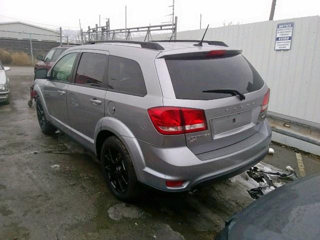 3C4PDDEGXJT388911 - 2018 DODGE JOURNEY GT SILVER photo 3