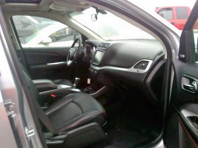 3C4PDDEGXJT388911 - 2018 DODGE JOURNEY GT SILVER photo 5