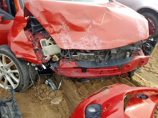 JM1BL1L53C1505686 - 2012 MAZDA 3 S RED photo 9