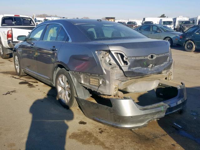 1FAHP2EW1BG146656 - 2011 FORD TAURUS SEL GRAY photo 3