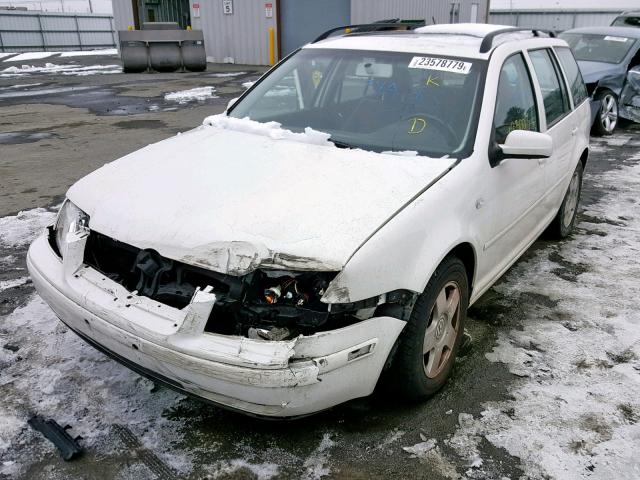 WVWSB61J22W052128 - 2002 VOLKSWAGEN JETTA GLS WHITE photo 2