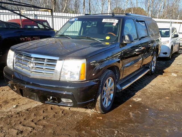 3GYFK66N46G230861 - 2006 CADILLAC ESCALADE E BLACK photo 2